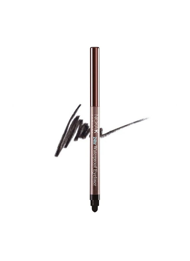 Nicka K 24H Waterproof Eyeliner Nya42 Brown  - Image 3
