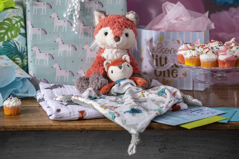 Mary Meyer Putty Stuffed Animal Soft Toy  8-Inches  Coral Fox - Image 3