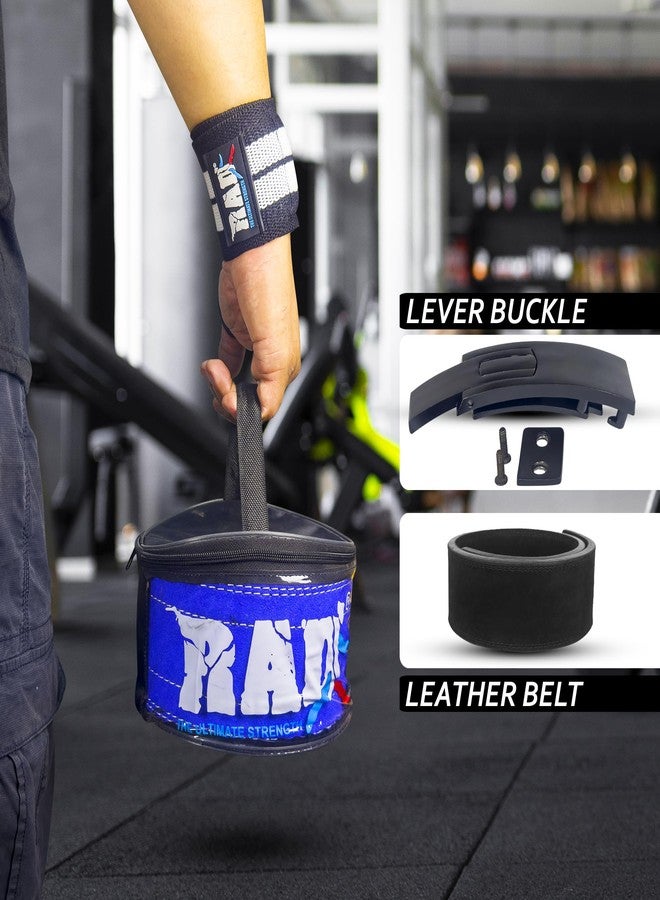 RAD Lever Weight Lifting Gym Belt for Men & Women, Size 25-42 Inches, Thick 10MM & Width 4 Inch, Jet Black Leather - Image 4