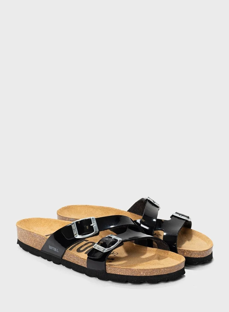 BAYTON Cleo Multi Strap flat Sandals
