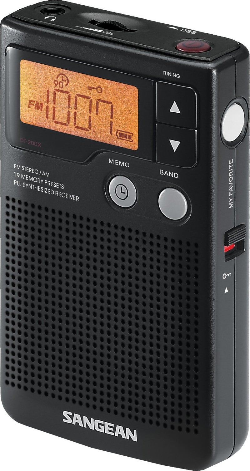 SANGEAN راديو جيب سينجيان DT-200X AM/FM مُركب - Image 2