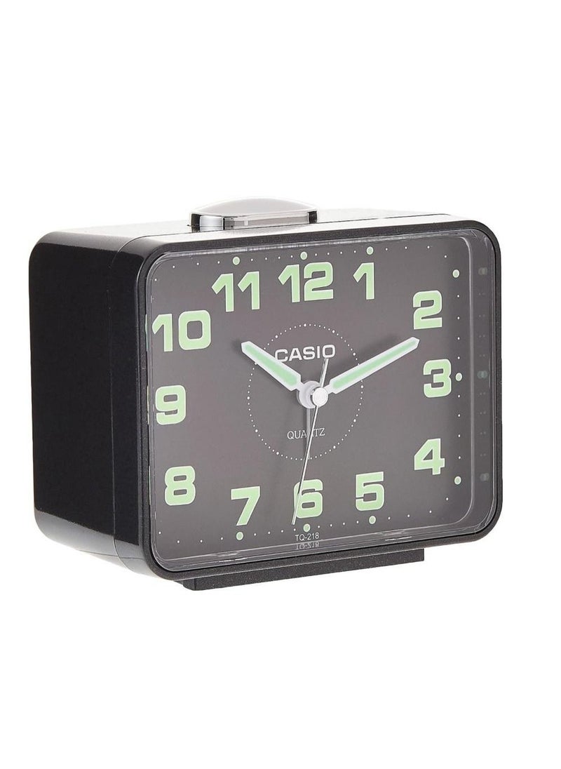 CASIO Casio TQ-218-1DF Alarm Clock, Black  - Image 2
