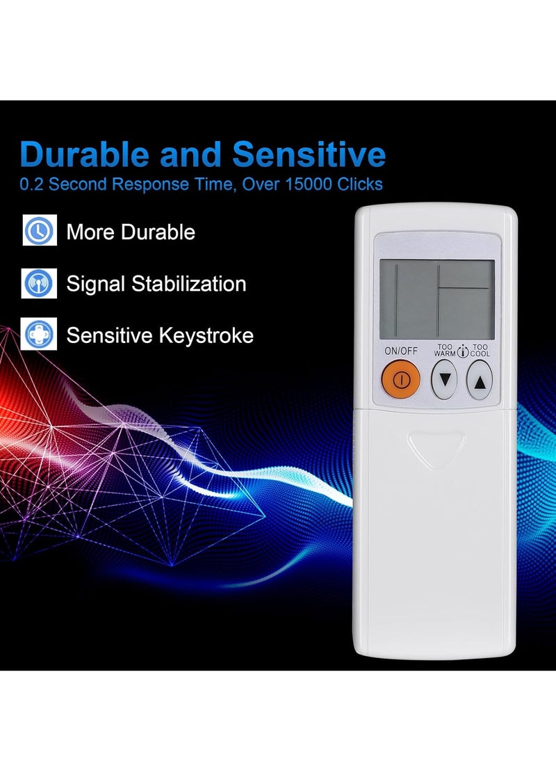 ELTRAZONE Replacement Air Conditioner Remote Control for Mitsubishi Electric Mr. Slim MSZ-GL06NA MSZ-GL09NA MSZ-GL12NA MSZ-GL15NA with battery - Image 5