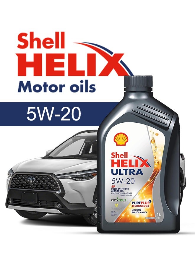 Shell Engine Oil – For TOYOTA Corolla  2024 - 2020, 5 Liter,  5w20 Shell - With Engine Oil Filter - 2020 2021 2022 2023 2024