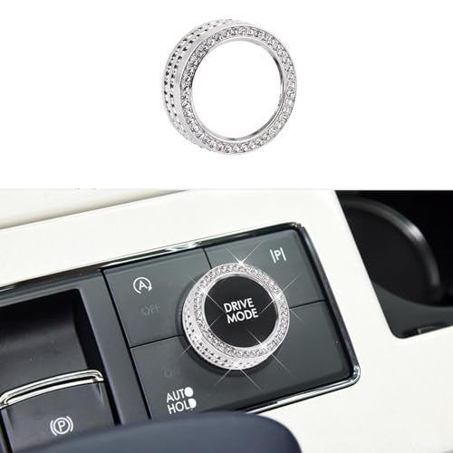 ZSJO Bling Central Control Driving Mode Knob,Crystal Interior Accessories Button Knob Covers Fits for Lincoln Aviator/Continental/Corsair/Navigator/Navigator L. - Image 1