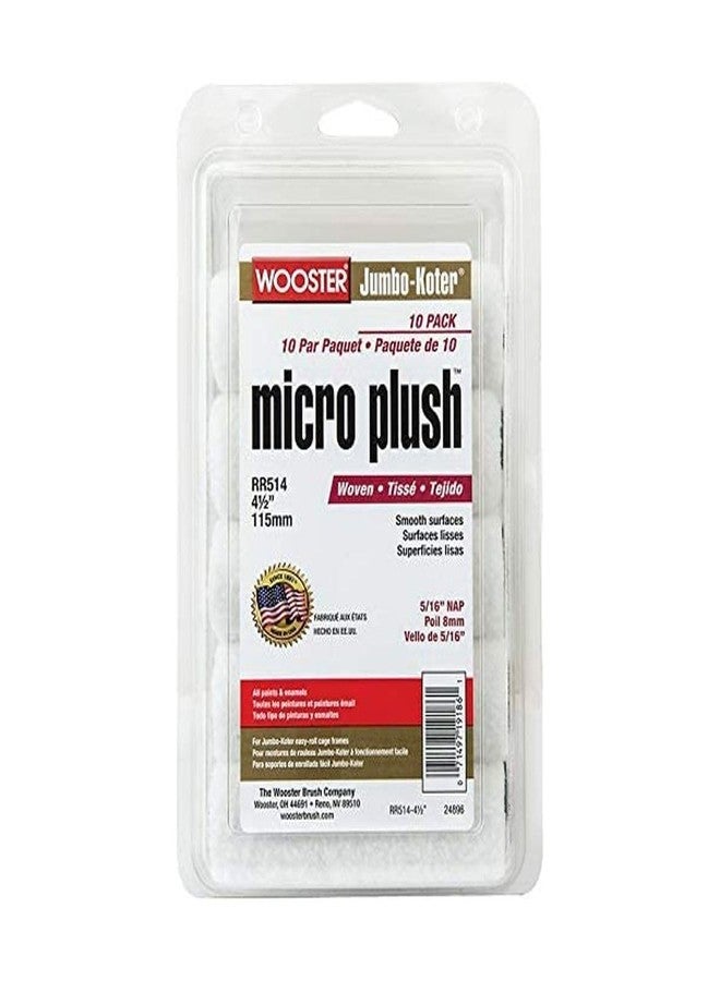Wooster RR514 4.5 inch Jumbo-Koter Micro Plush 5/16 Inch Nap - Pack of 10 - Image 2