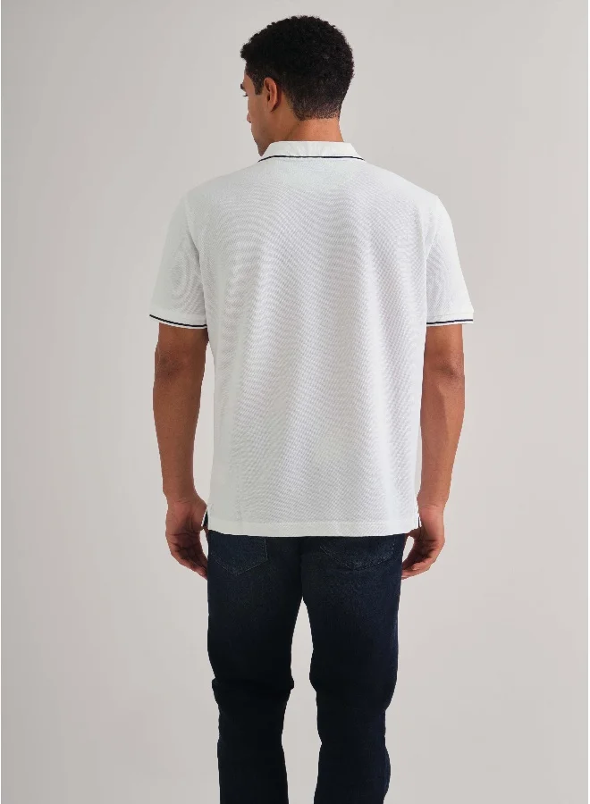 غانت Gant Tipped Piqué Polo Shirt