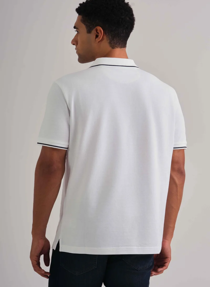 غانت Gant Tipped Piqué Polo Shirt