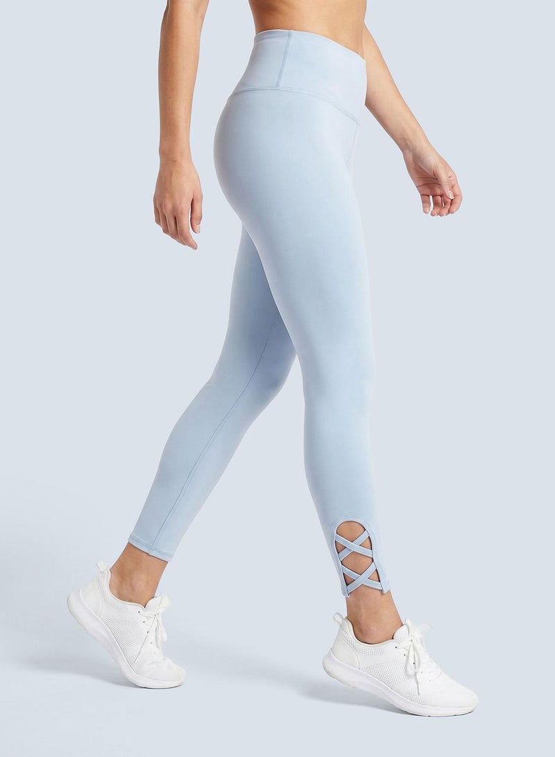 Cardio Bunny Women's Seamless Compression High-Waist Ankle Strap Seamless Leggings - Image 4