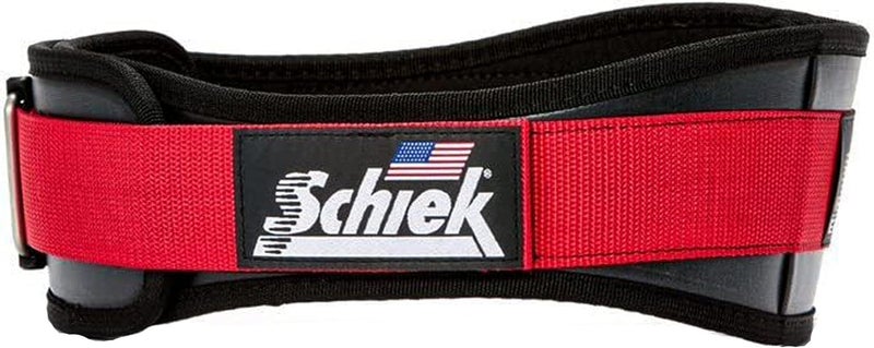Schiek Sports Model 3004 Power Lifting Belt - Red - Image 1