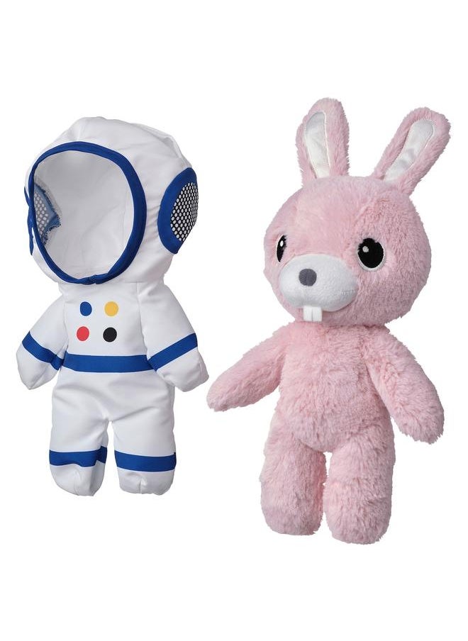 Zaboon - Soft Toy With Astronaut Suit, Rabbit, 28 Cm - Image 1