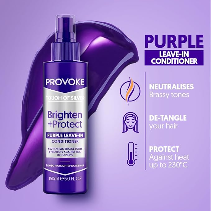 PROVOKE Touch of Silver Leavein Conditioner Protects against Heat Damage and Split Ends 150 ml - Image 3