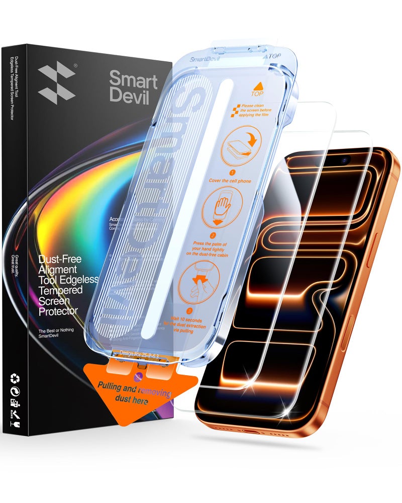 سمارت ديفل SMARTDEVIL 2 Pack Accessory Glass by Corning™ Screen Protector for iPhone - Image 1