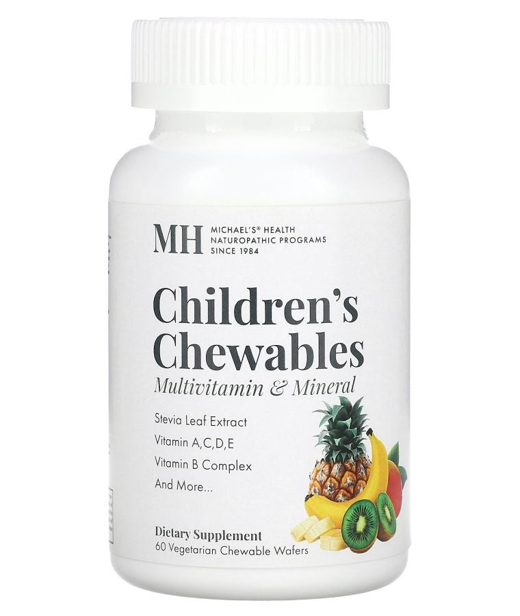 MICHAEL'S Children's Chewables Natural Fruit  60 Vegetarian Chewable Wafers