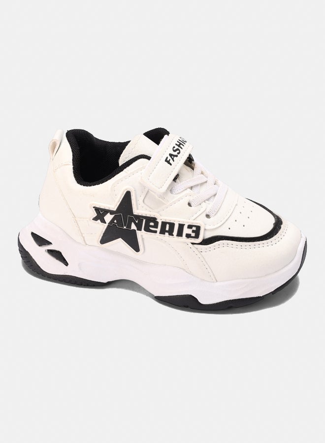 Grinta Kids Shoes - White&Black - Image 1