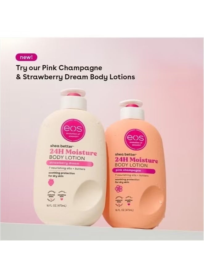 EOS Shea Better Body Lotion- Vanilla Cashmere, 24-Hour Moisture Skin Care, Lightweight & Non-Greasy, Made with Natural Shea, Vegan, 16 fl oz - Image 2