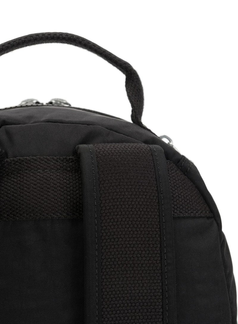 كيبلينغ حقيبة ظهر صغيرة للجنسين سوداء بحماية للابتوب - Image 5