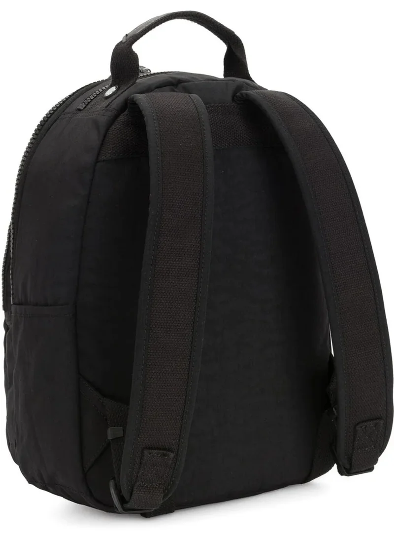 كيبلينغ حقيبة ظهر صغيرة للجنسين سوداء بحماية للابتوب