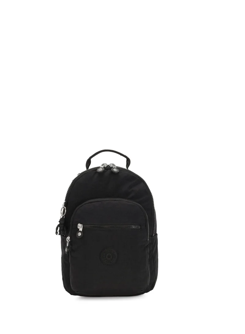 Small Backpack (With Laptop Protection) Unisex Black Noir Seoul S