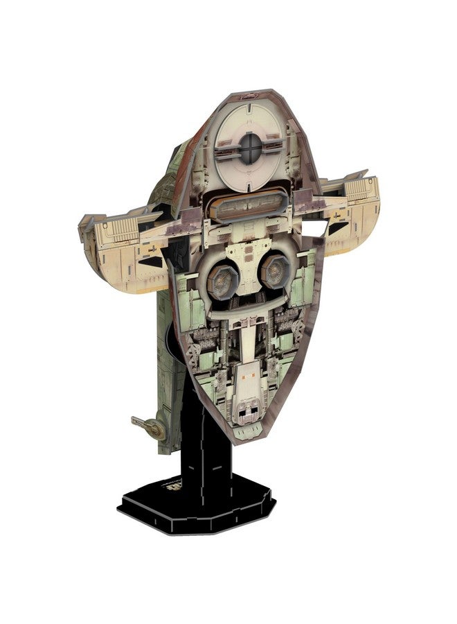 4 دي سيتي سكيب لعبة ألغاز رباعية الأبعاد - Star Wars: The Mandalorian: Boba Fett'S Starfighter - مجموعة من 130 نموذجًا ورقيًا للمراهقين والبالغين - من سن 14 عامًا فما فوق - Image 4