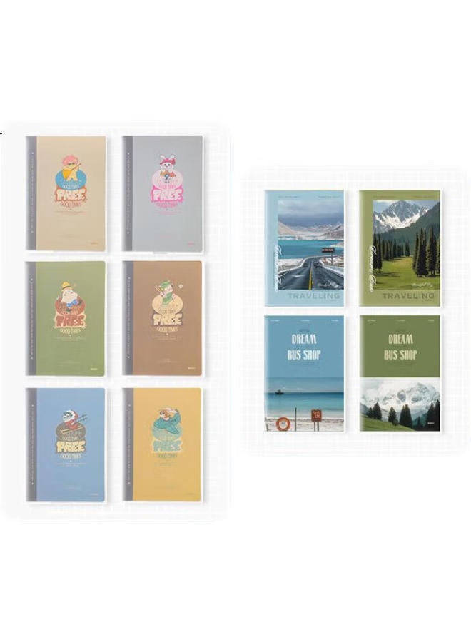 M.G M&G Stationery B5 Glue-Bound Notebook 96 Pages, Memo Pad, High-Quality Error Correction Book, Student Research Diary, Set Of 1 Vintage Random Jb-1005 - Image 1