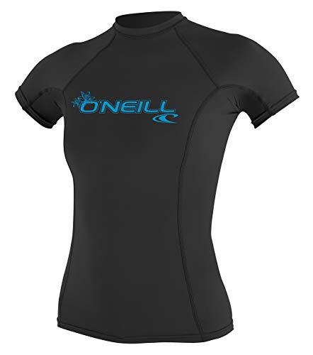 O'Neill Women's Basic Skins UPF 50+ Short Sleeve Rash Guard, Black, Medium - Image 5