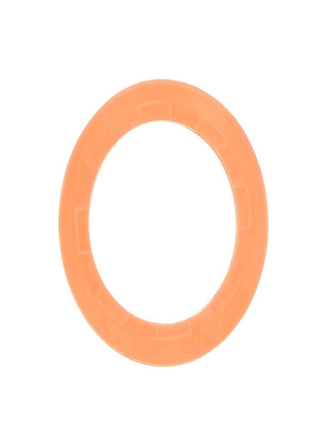 PATIKIL Key Cap Tags, 40Pcs Plastic Key Cap Cover Rings Keys Identifier Coding Ring Label ID Sleeve for Office House Apartment, Orange (0.67" / 17mm ID) - Image 4