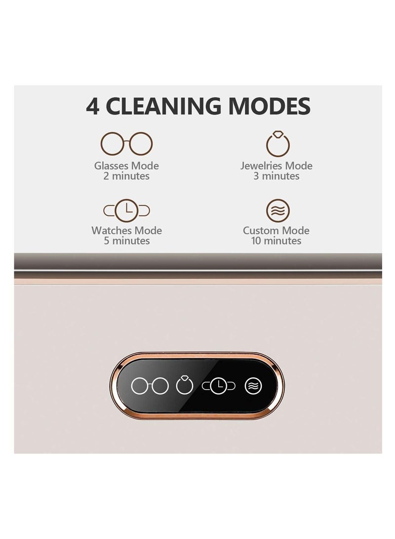 مصغرة بالموجات فوق الصوتية الأنظف مجوهرات 300ml المحمولة بالموجات فوق الصوتية الأنظف نظارات المهنية أطقم الأسنان ووتش الحلاقة القرط قلادة خاتم أداة تنظيف الأشياء الصغيرة - Image 3