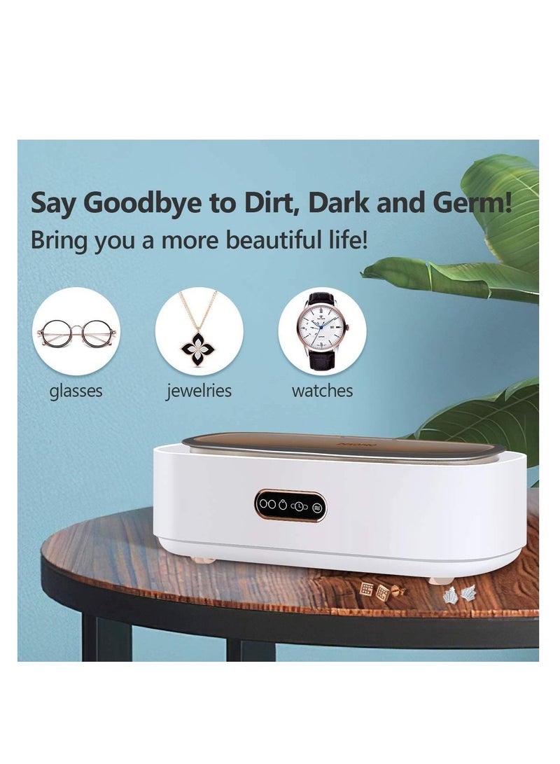 مصغرة بالموجات فوق الصوتية الأنظف مجوهرات 300ml المحمولة بالموجات فوق الصوتية الأنظف نظارات المهنية أطقم الأسنان ووتش الحلاقة القرط قلادة خاتم أداة تنظيف الأشياء الصغيرة - Image 2