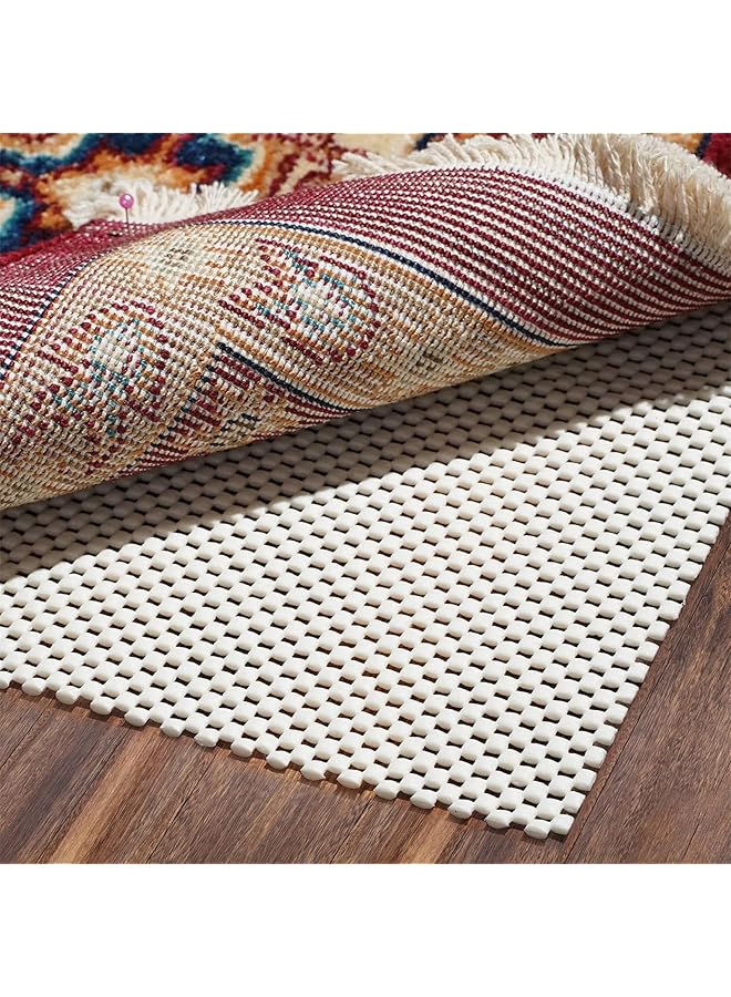The Bros Non Slip Rug Pad Gripper, 2 x 3 Feet Rug Pad Gripper for Area Rugs, Under Carpet Anti Skid Mat for Hardwood Surface Floors, Keep Your Rugs Safe and in Place - Image 1