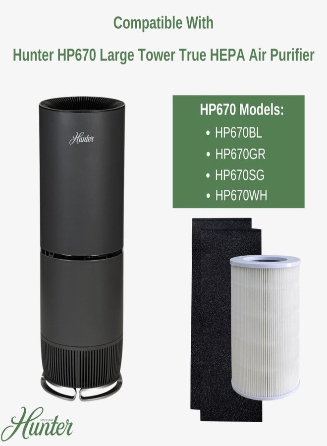 Hunter Fan H-HF670-VP Replacement Value Pack for HP670 Tower Purifier - Image 2