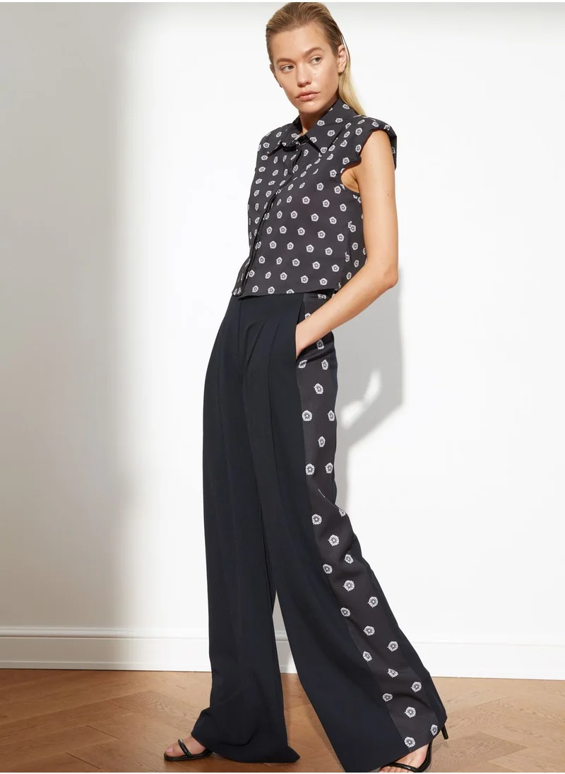 trendyol Embroidered Wide Leg Pants