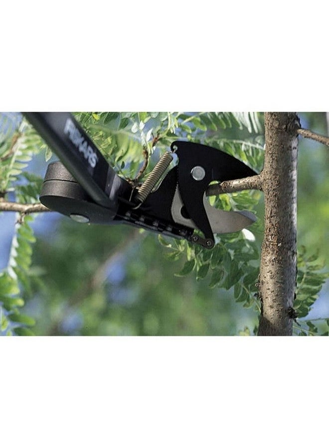 Fiskars Steel Blade Extendable Pole Pruner Black and Orange 62 Inch 5441258 - Image 3