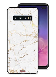 Tolwak غطاء حماية لهاتف Samsung Galaxy S10 Plus بنمط رخامي  - Image 1