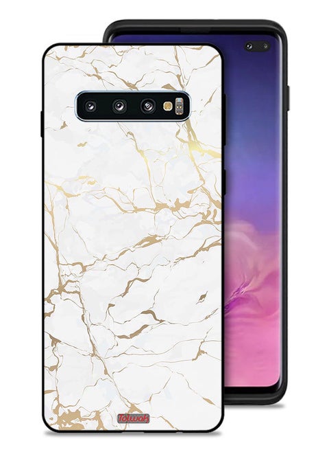 Samsung Galaxy S10 Plus Protective Case Cover Marble Pattern