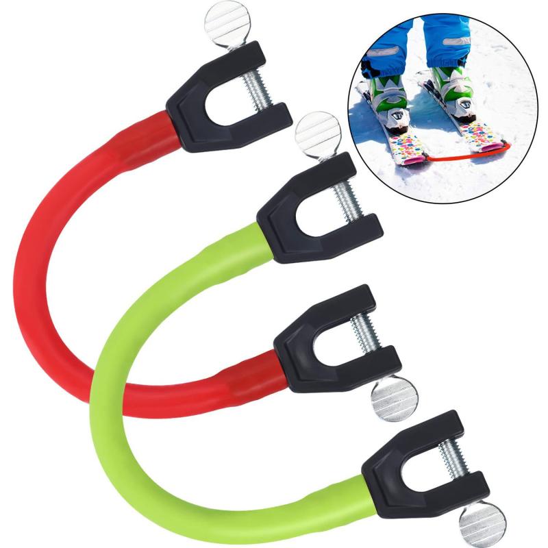Ski Snowboard Connector Adjustable 16-42CM Secure Clamp Connection - Ski Boot Fixer Snow Rope Modification for Snow Sports Beginners - Image 2