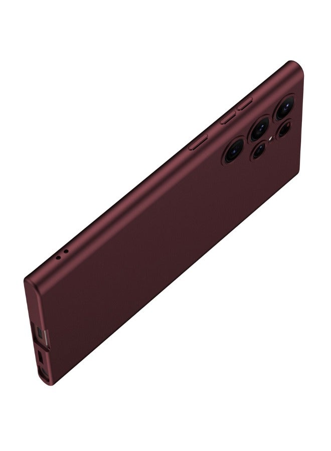 Asan Ge Samsung Galaxy S24 Ultra Case, Slim Liquid Silicone Skin Feeling Protective Case for Samsung S24 Ultra, Military-Grade Drop-Proof Protective Cover, Shockproof, Anti-Yellowing, Anti-Scratch (Red) - Image 4