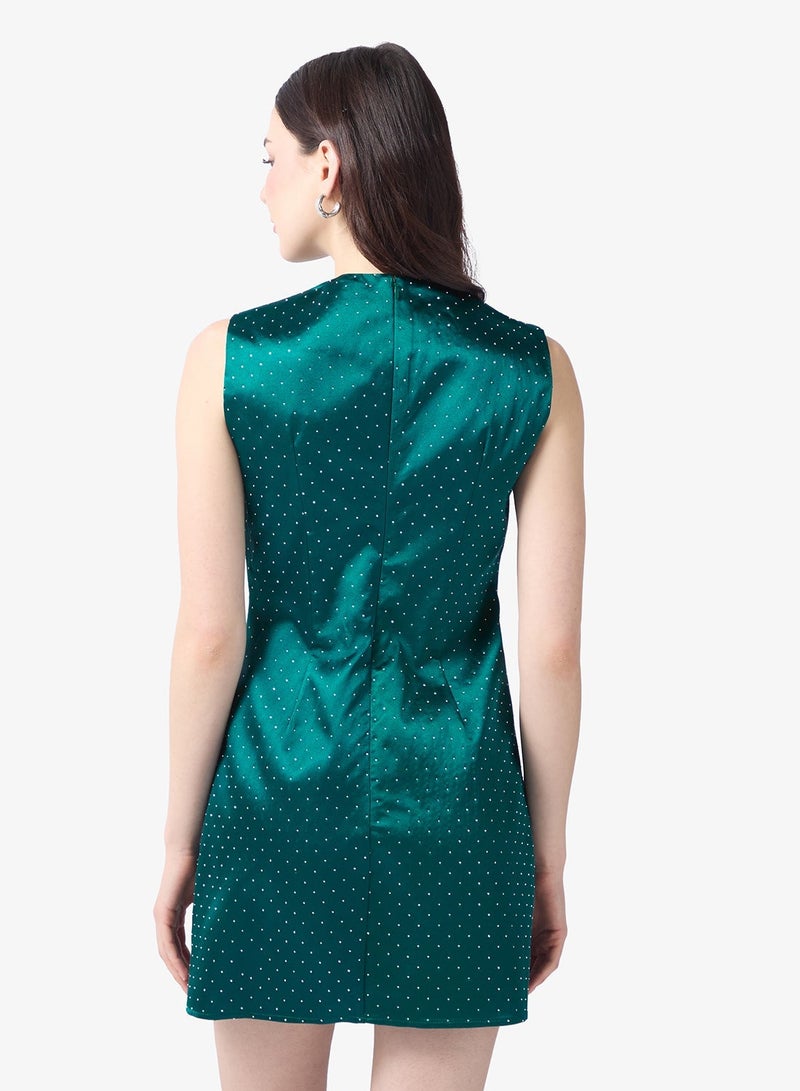 Style Cheat Hotfix Mini Dress - Image 2