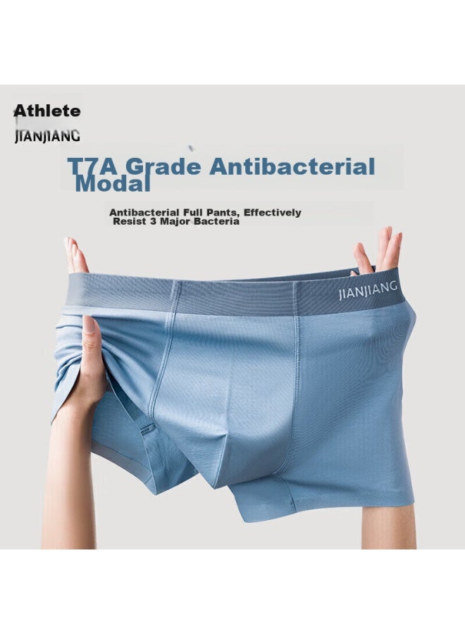Athlete Jianjian A-class Modal Men's Underwear, Boxer Briefs, 7a Long-lasting Antibacterial Seamless Boxer Shorts, 3-pack - Image 3