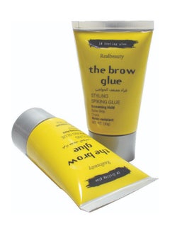 REAL BEAUTY Styling Glue Realbeauty the Brow Glue  STYLING  SPIKING GLUE Screaming Hold Spike Grip Chunk Water Resistant Net Wet Wt 30g  - Image 4