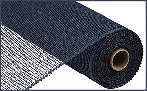 Craig Bachman Poly Burlap Deco Mesh 10 x 10 Yards Navy Blue