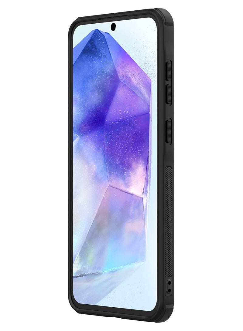 Nillkin Super Frosted Shield Pro Case Slim for Samsung Galaxy A56 5G Case, Pocket-Friendly Anti-Scratch Phone Case - Black - Image 4