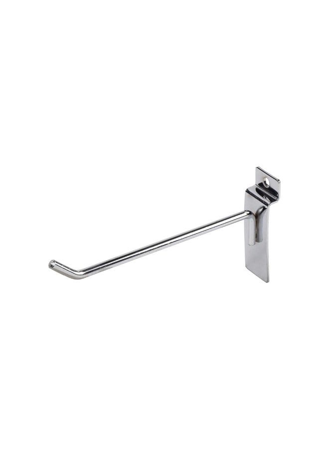 ROBUSTLINE K 06 12 Inch x 6Mm Chrome Plated Slide Board Straight Display Hooks For Panel Heavy Duty Hanging For Bathroom Kitchen Home 