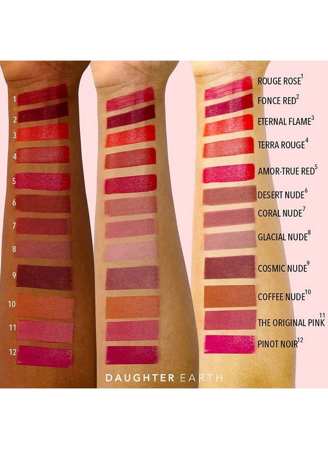 DAUGHTER EARTH - Daughter Earth Vegan Lip and Cheek Tint | Matte Natural Blush for Women | Lip Tint with Vitamin E | Nourishing Cheek Tint, 4.5g - Cosmic Nude - Image 1