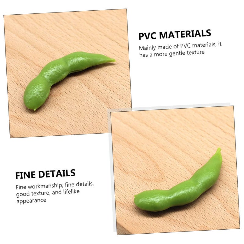 10Pcs Realistic Artificial Soybean Plastic Food Models For Early Education Cognitive Learning Desktop Decor - Image 5