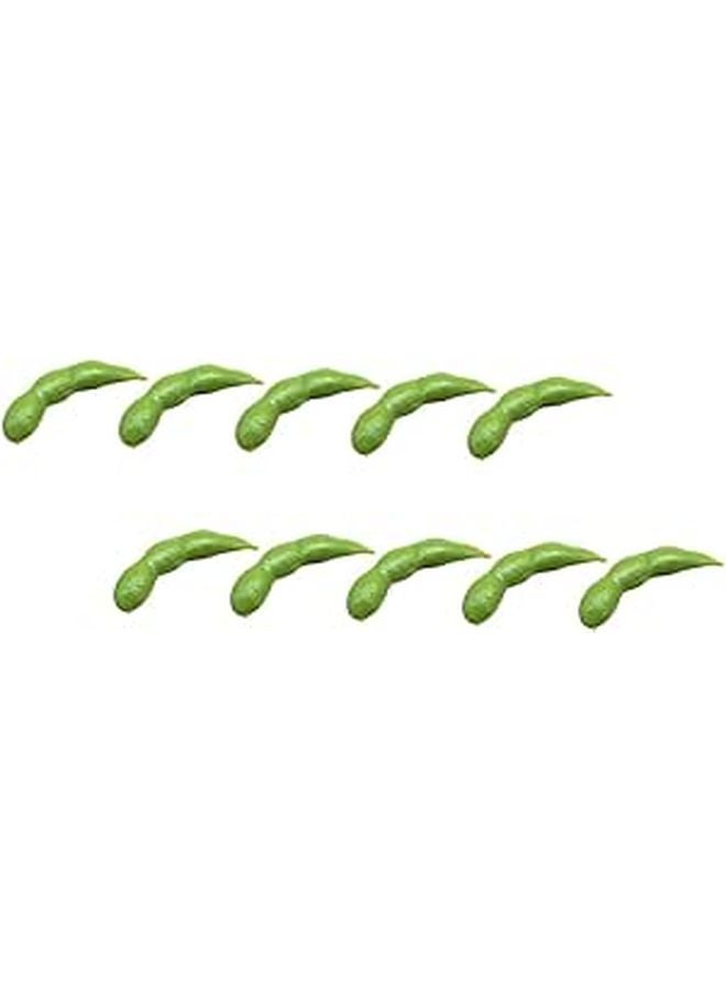 10Pcs Realistic Artificial Soybean Plastic Food Models For Early Education Cognitive Learning Desktop Decor - Image 1