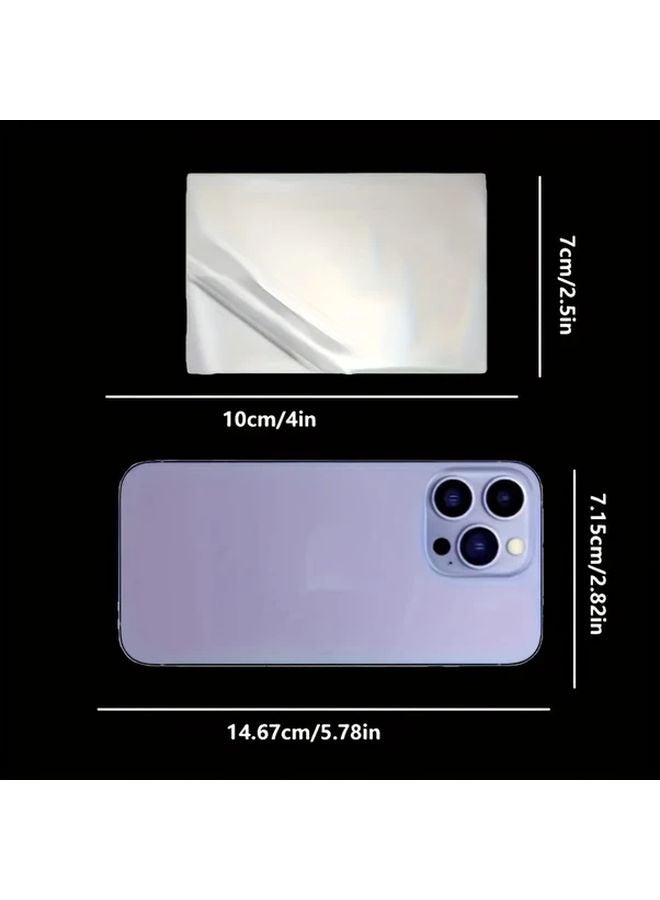 100pcs 4x2 5 Inches Photo Safe Plastic Laminating Pouches Transparent Protective Film - Image 3