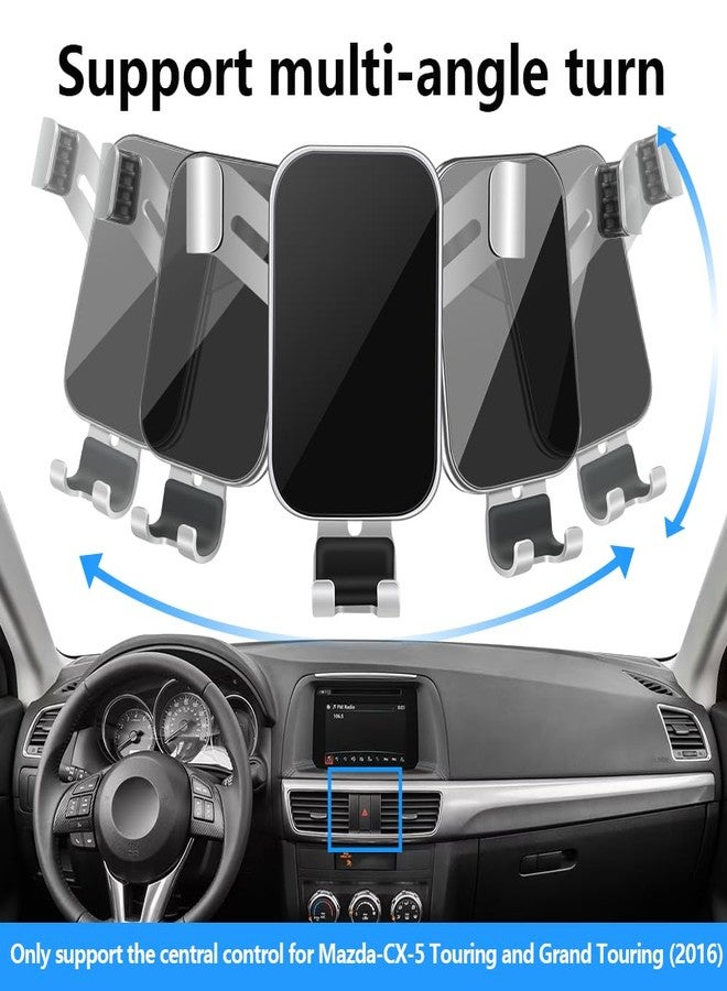 musttrue LUNQIN Car Phone Holder for Mazda CX-5 CX5 2016 Touring & Grand Touring Auto Interior Accessories Best Cell Phones Mount Cellphone Mobile Cradle Charging Navigation Bracket Air Vent Stand Accessory - Image 4