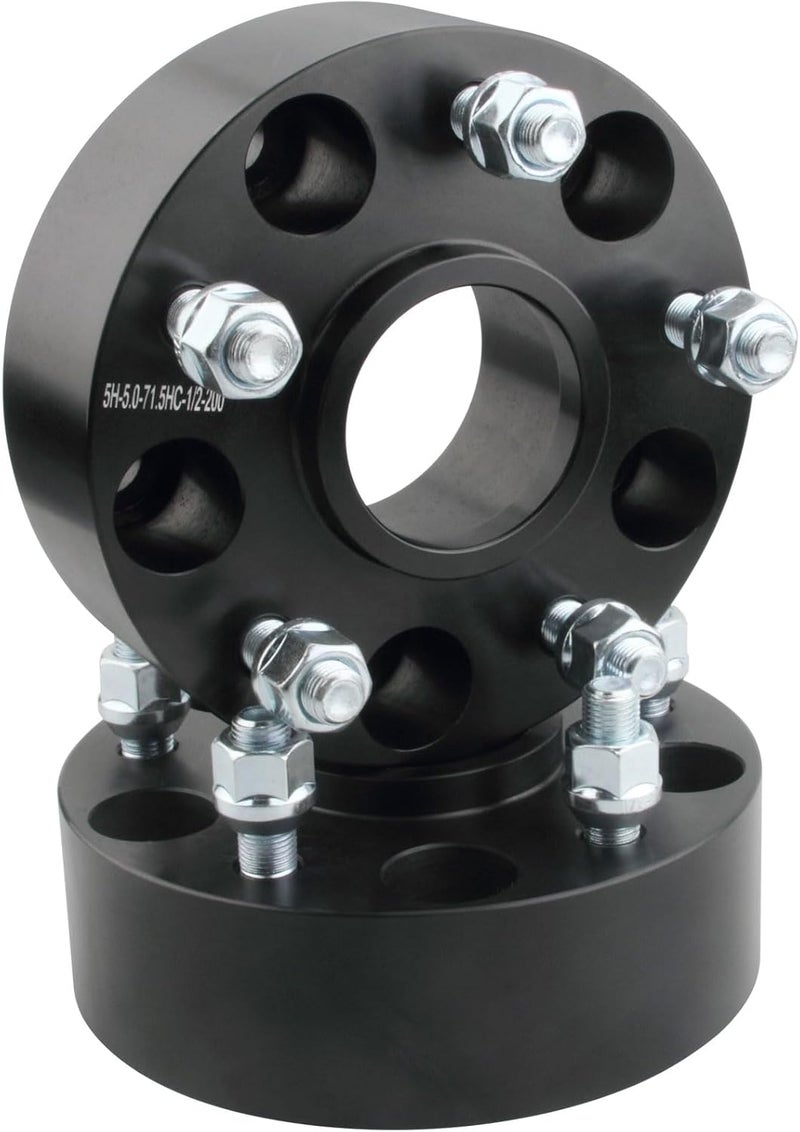 DCVAMOUS 2PC 5x4.5 Hubcentric Wheel Spacers 1.5 Inch with 12x1.5 Studs for Toyota Lexus - Image 1