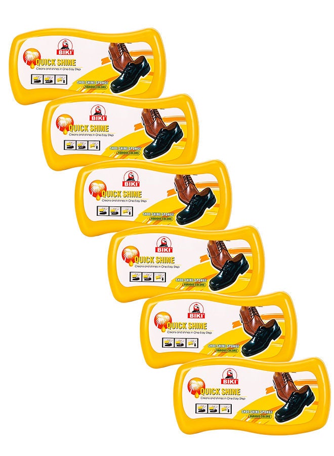 Biki Shoe Shine Sponge packof 6
